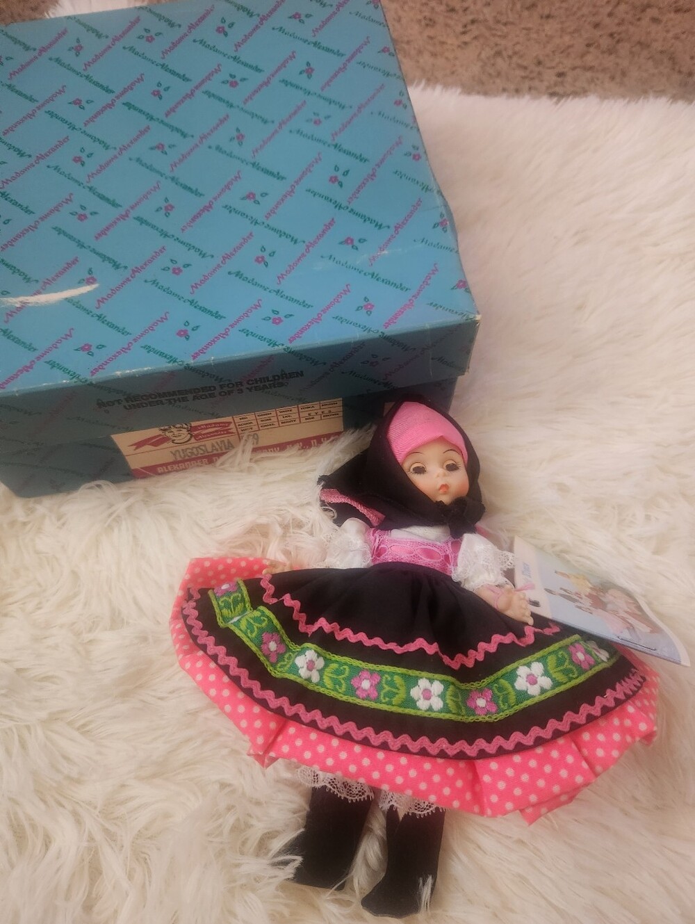 Madame Alexander Vintage Yugoslavia Doll Comes With Box Multi Color